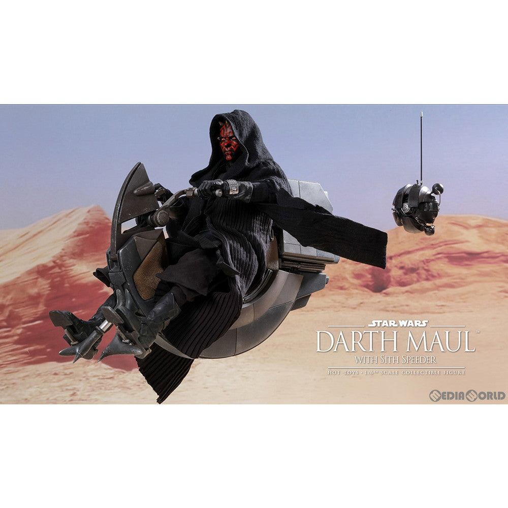 【中古即納】[FIG] ムービー・マスターピース DX ダース・モール&シス・スピーダー STAR WARS(スター・ウォーズ) エピソード1/ファントム・メナス 1/6 完成品 可動フィギュア(DX#17) ホットトイズ(20190730)