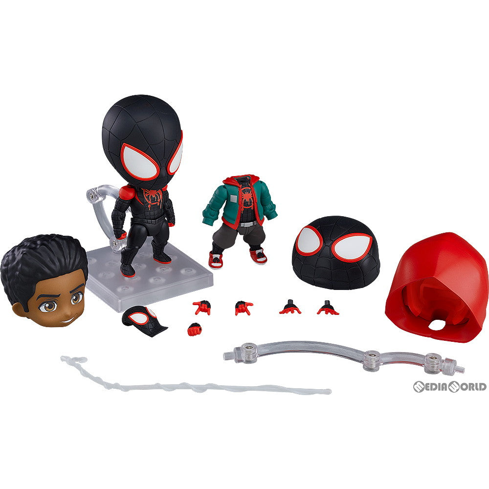 【中古即納】[FIG] ねんどろいど 1180-DX マイルス・モラレス スパイダーバース・エディション DX Ver. スパイダーマン:スパイダーバース 完成品 可動フィギュア グッドスマイルカンパニー(20200208)