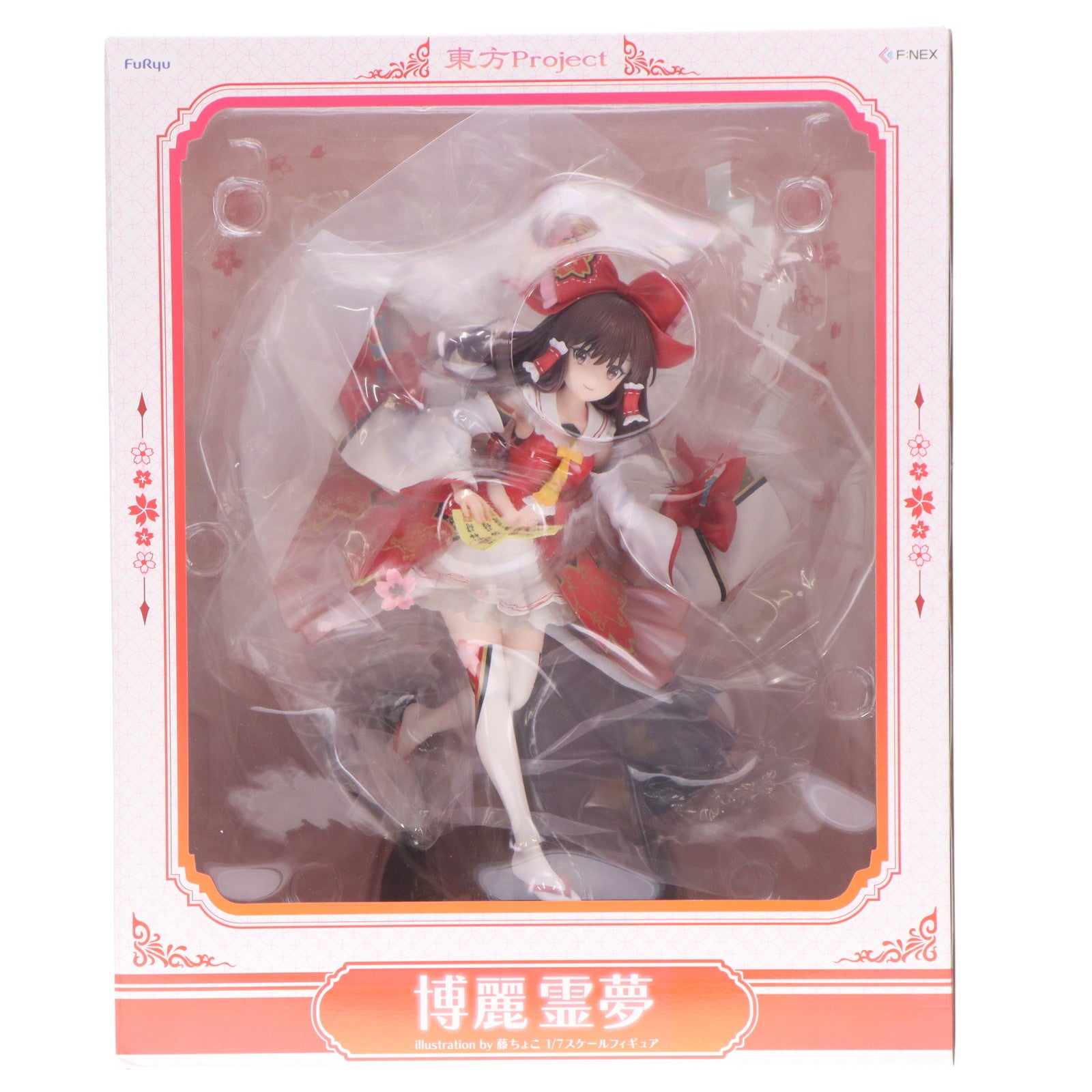 【中古即納】[FIG] 博麗霊夢(はくれいれいむ) illustration by 藤ちょこ 東方Project 1/7 完成品 フィギュア(AMU-FNX1001) フリュー(20250131)