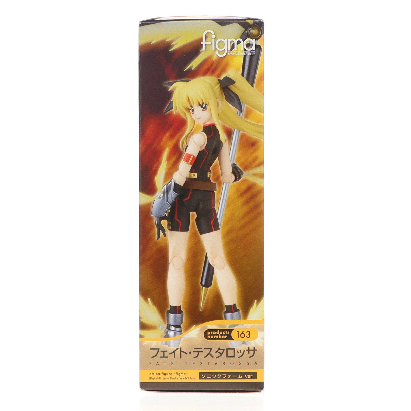 【中古即納】[FIG] figma(フィグマ) 163 フェイト・テスタロッサ ソニックフォームver. 魔法少女リリカルなのは The MOVIE 2nd A's 完成品 可動フィギュア マックスファクトリー(20130201)