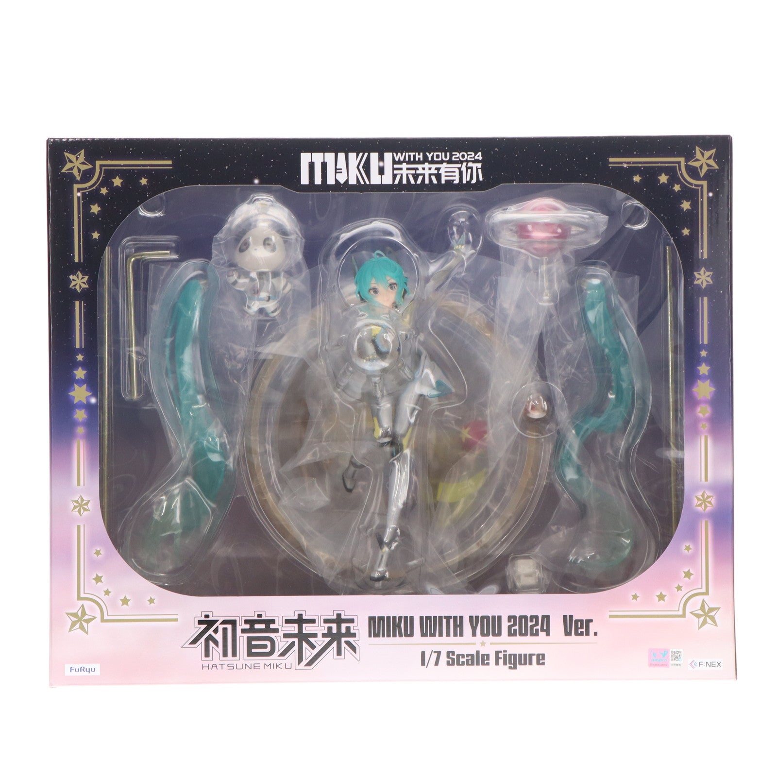 【中古即納】[FIG] 初音ミク「MIKU WITH YOU 2024」Ver. キャラクター・ボーカル・シリーズ01 初音ミク 1/7 完成品 フィギュア(AMU-FNX1117) フリュー(20250731)