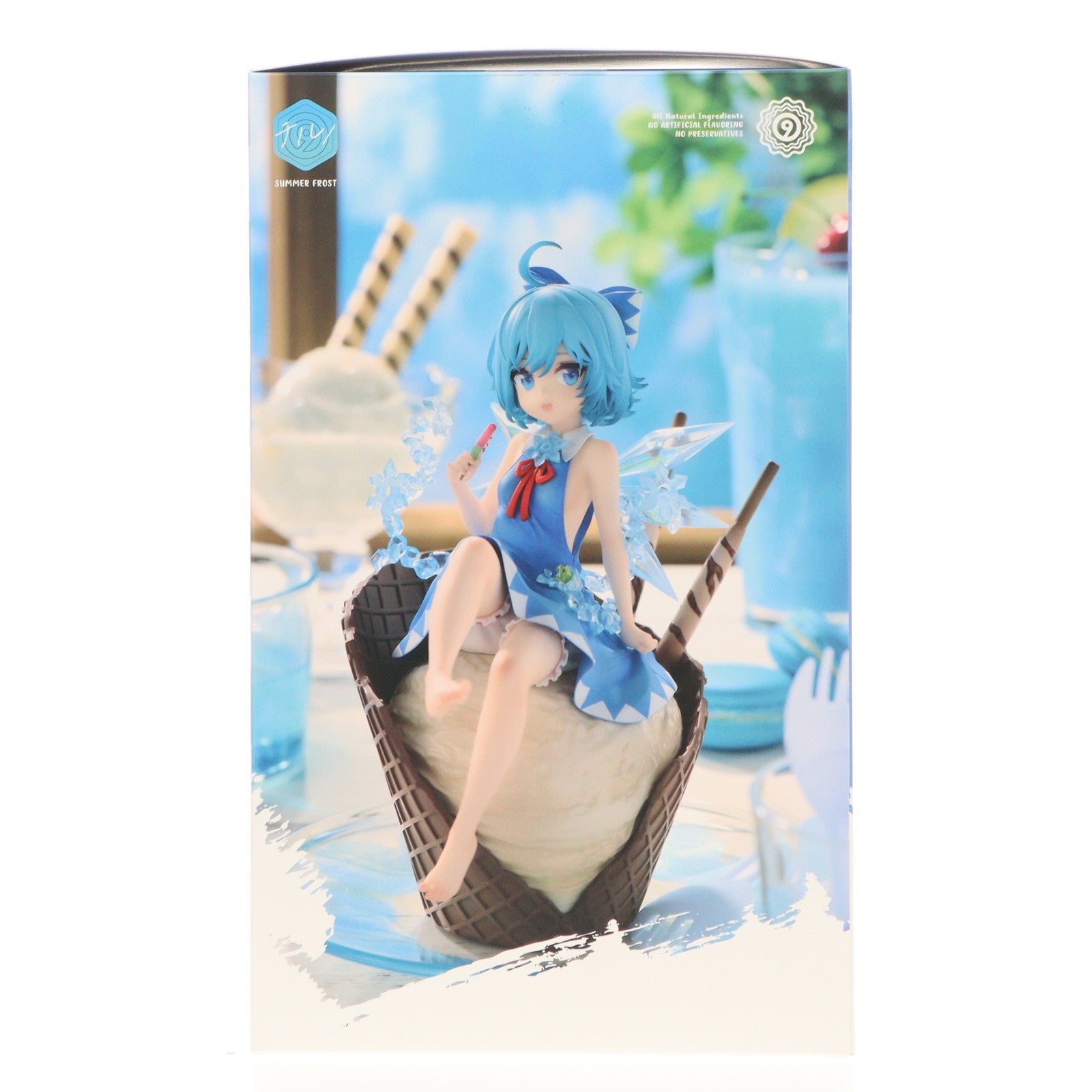 【中古即納】[FIG] カード&アクリルスタンド付属 チルノ サマーフロストver. 東方Project 1/7 完成品 フィギュア Solarain(ソラレーン)(20240511)