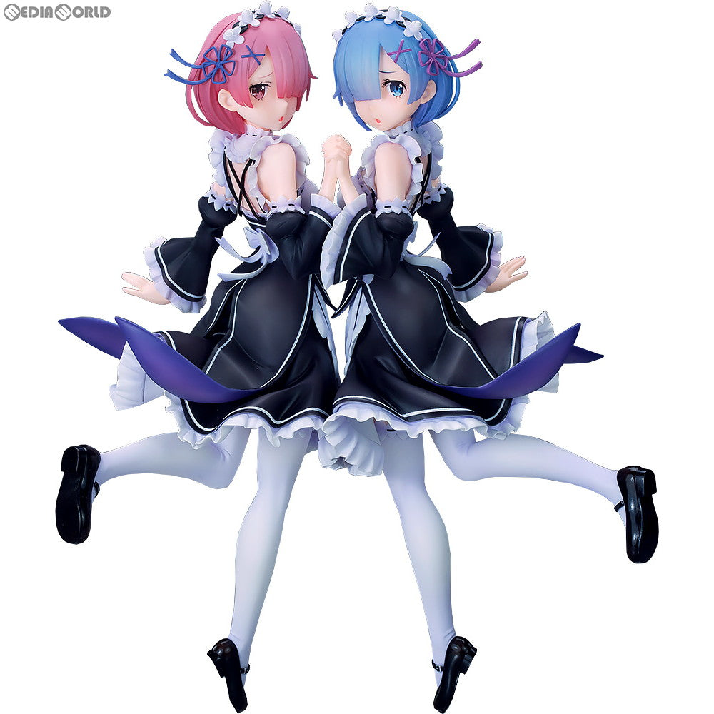【中古即納】[FIG] レム&ラム Twins Ver. Re:ゼロから始める異世界生活 1/7 完成品 フィギュア 双翼社(20200131)