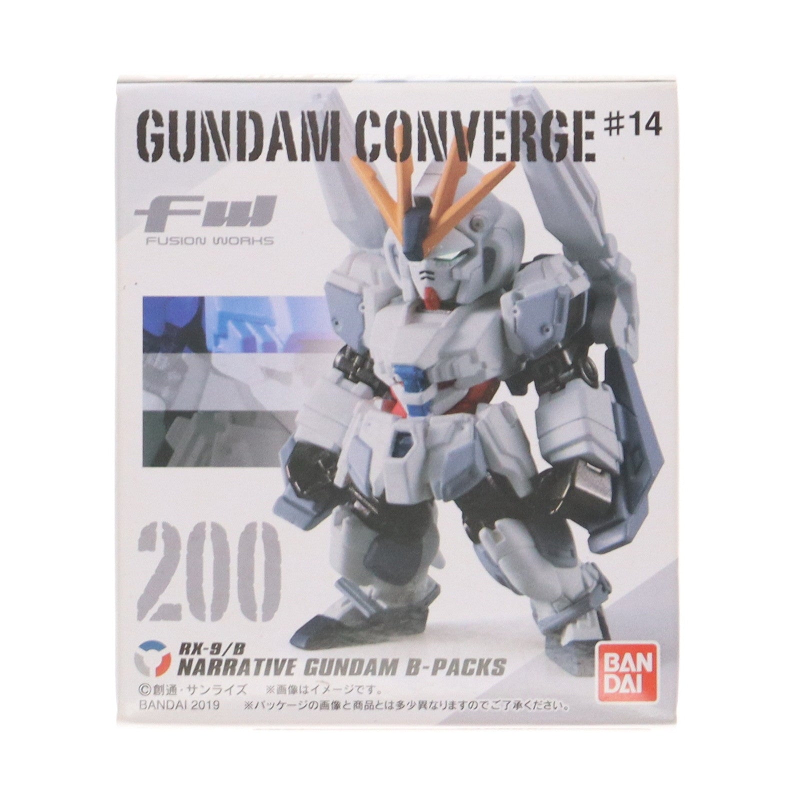 【中古即納】[FIG] (単品)(食玩) ナラティブガンダム B装備 FW GUNDAM CONVERGE(ガンダムコンバージ) ♯14 機動戦士ガンダムNT(ナラティブ) フィギュア バンダイ(20190218)