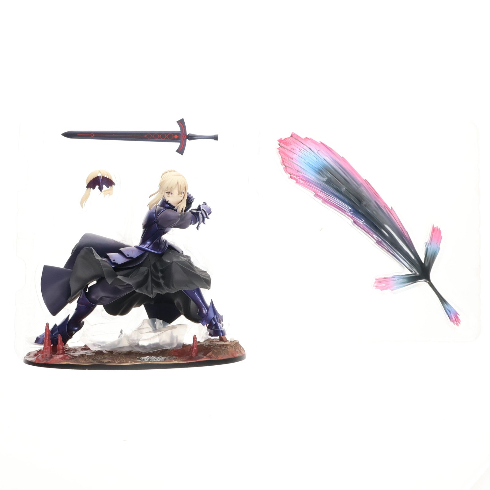 【中古即納】[FIG] (再販) セイバーオルタ～卑王鉄槌(ヴォーディガーン)～ Fate/stay night(フェイト/ステイナイト) 1/7 完成品 フィギュア グッドスマイルカンパニー(20170728)