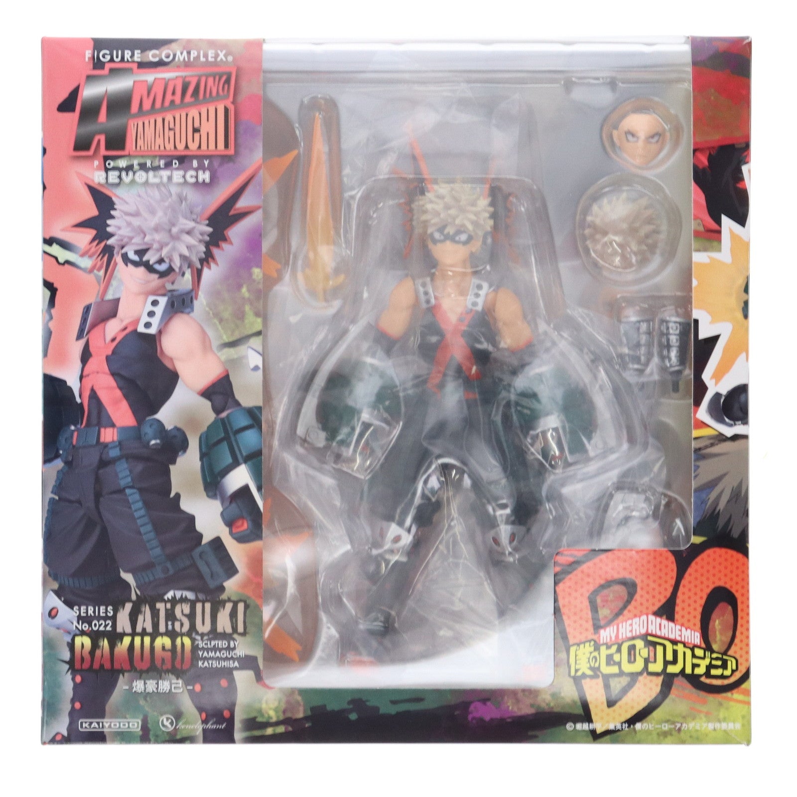 【中古即納】[FIG] フィギュアコンプレックス アメイジングヤマグチ No.022 爆豪勝己(ばくごうかつき) 僕のヒーローアカデミア 完成品 可動フィギュア タカラトミー/ケンエレファント(20210430)