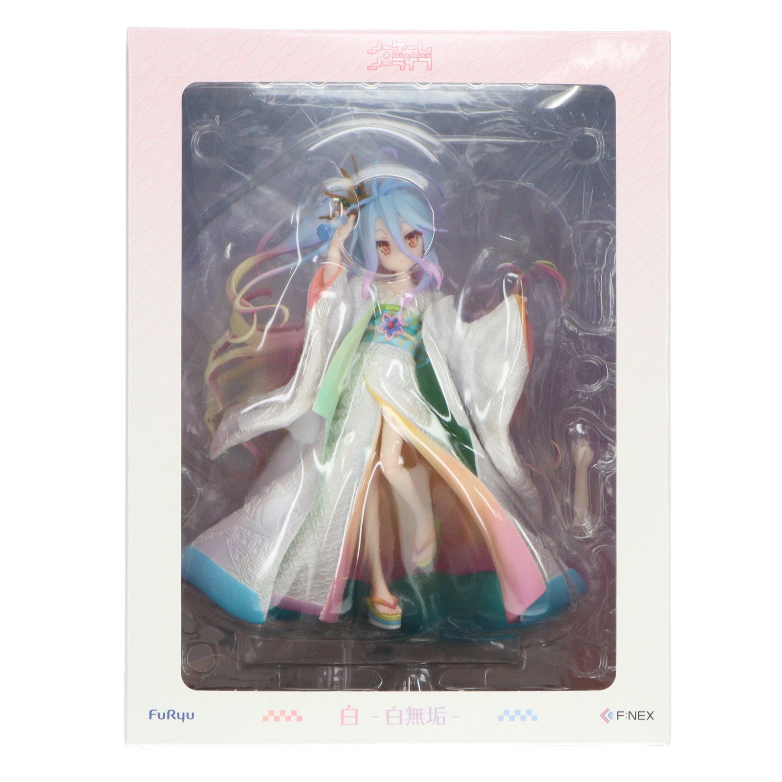 【中古即納】[FIG] FURYU HOBBY MALL限定 白(しろ) -白無垢- ノーゲーム・ノーライフ 1/7 完成品 フィギュア(AMU-FNX0989) フリュー(20240630)