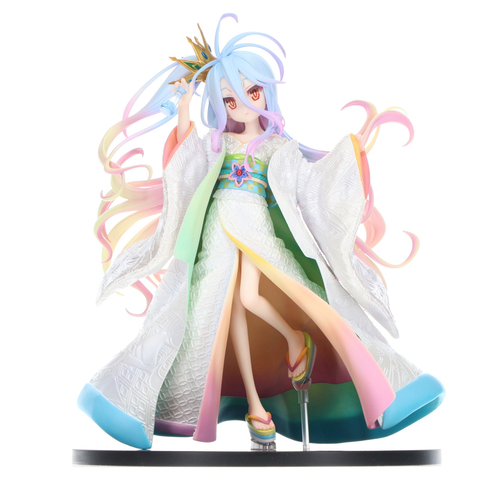 【中古即納】[FIG] FURYU HOBBY MALL限定 白(しろ) -白無垢- ノーゲーム・ノーライフ 1/7 完成品 フィギュア(AMU-FNX0989) フリュー(20240630)