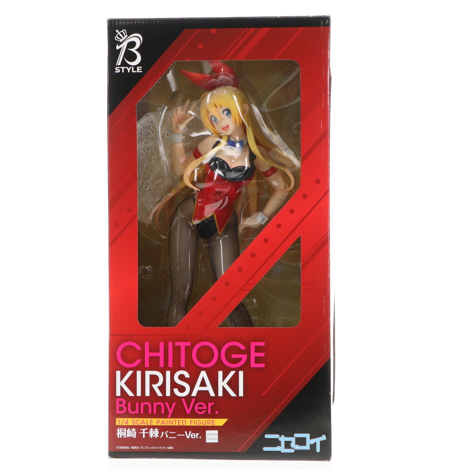 【中古即納】[FIG] B-Style 桐崎千棘(きりさきちとげ) バニーVer. ニセコイ 1/4 完成品 フィギュア FREEing(フリーイング)(20160219)