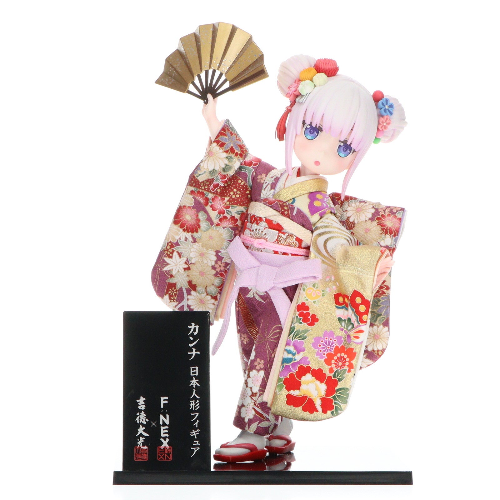 【中古即納】[FIG] F:NEX限定 カンナ -日本人形- 吉徳×F:NEX 小林さんちのメイドラゴン 1/4 完成品 フィギュア(AMU-FNX296) フリュー(20220331)
