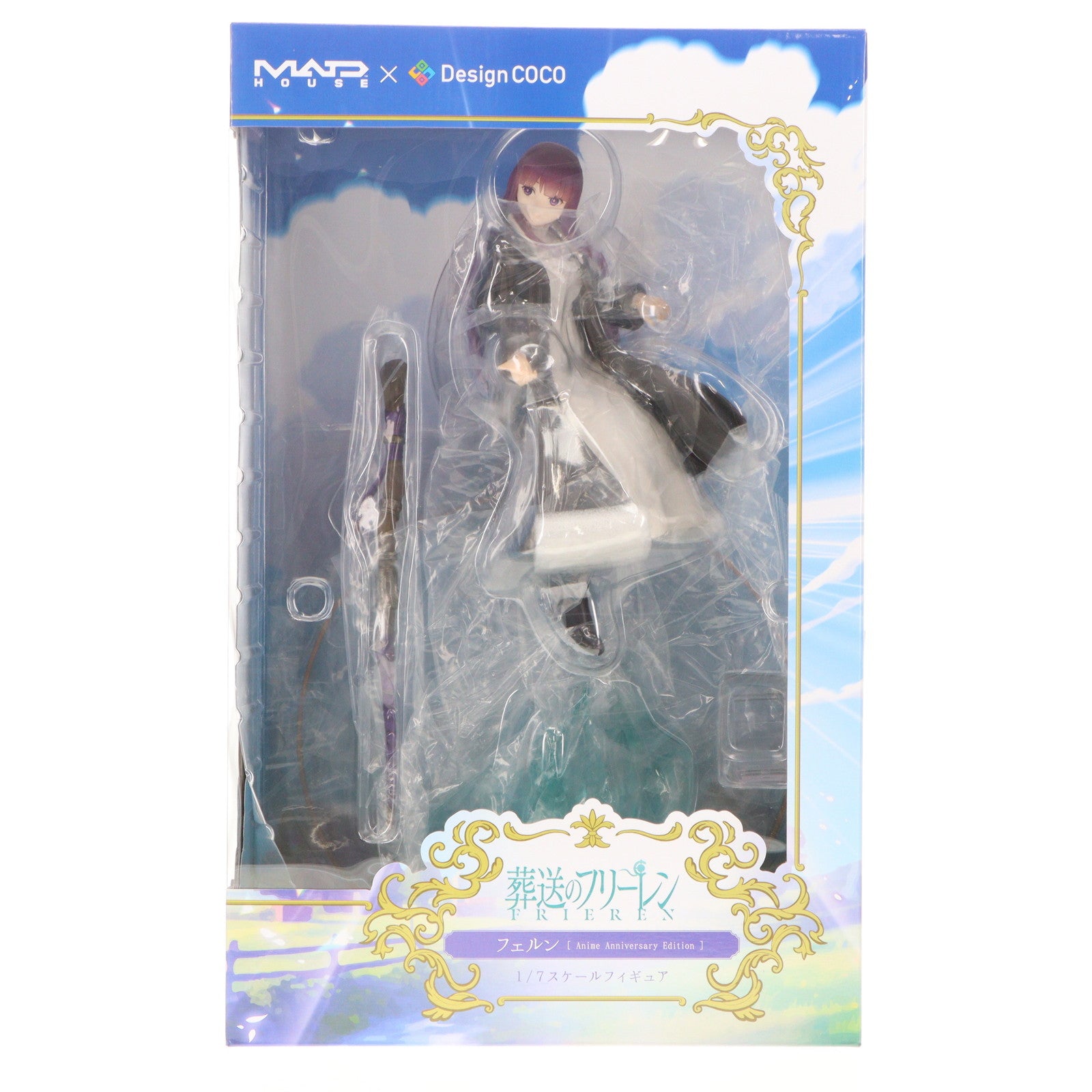【中古即納】[FIG] フェルン [マッドハウス × デザインココ Anime Anniversary Edition] 葬送のフリーレン 1/7 完成品 フィギュア マッドハウス/デザインココ(20241031)