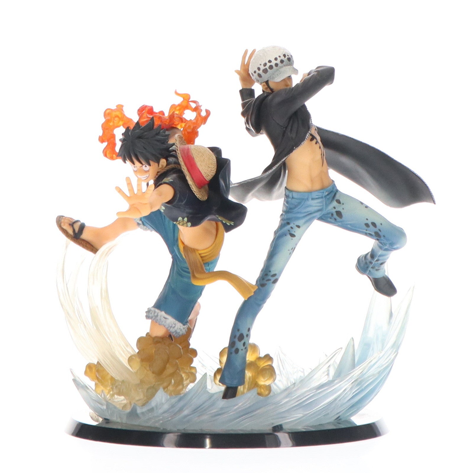 【中古即納】[FIG] フィギュアーツZERO モンキー・D・ルフィ＆トラファルガー・ロー -5th Anniversary Edition- ワンピース(20151212)