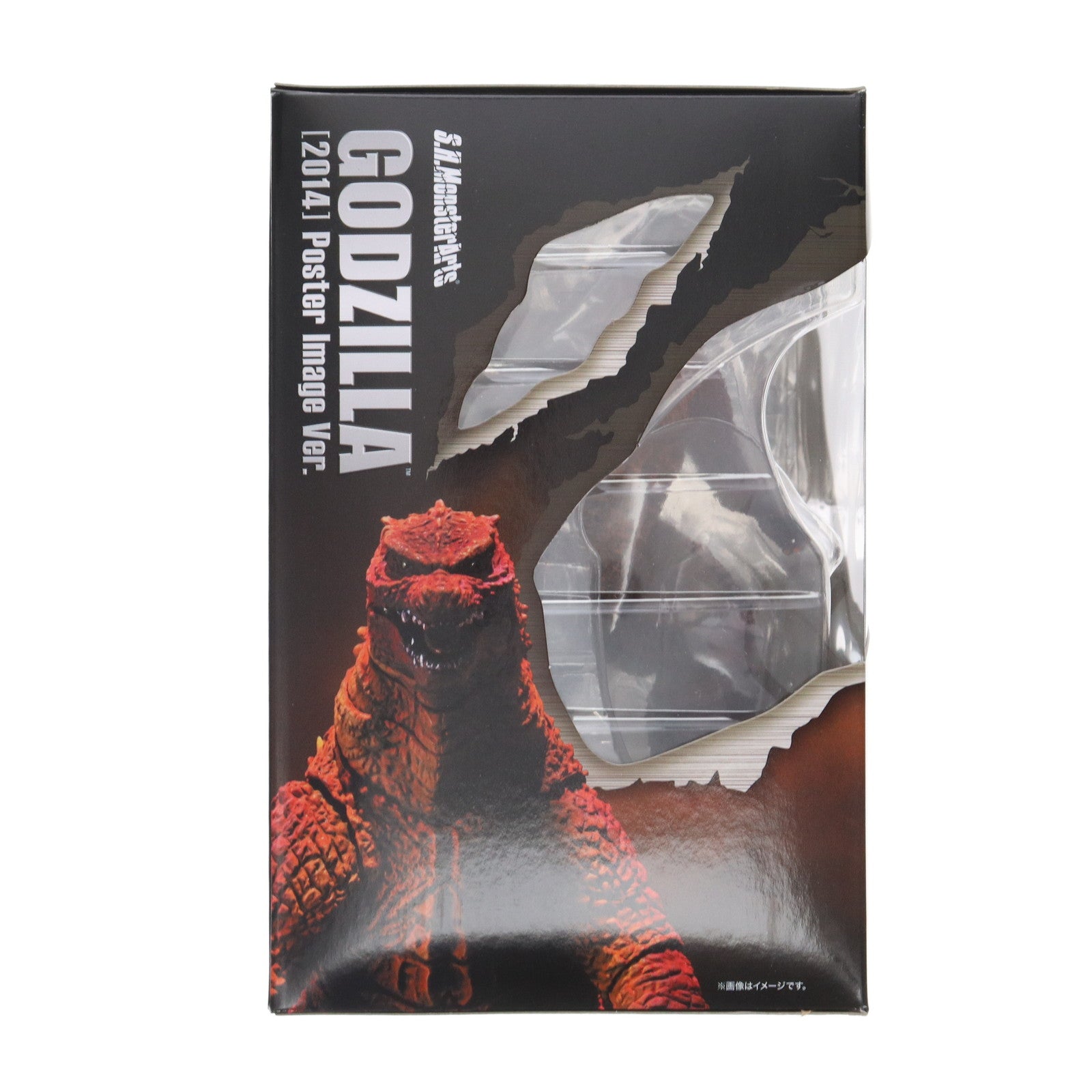 【中古即納】[FIG] (フィギュア単品) S.H.MonsterArts(モンスターアーツ) ゴジラ(2014) ポスターイメージVer. GODZILLA[2014] Blue-ray 完全数量限定生産 完成品 可動フィギュア バンダイ(20150225)