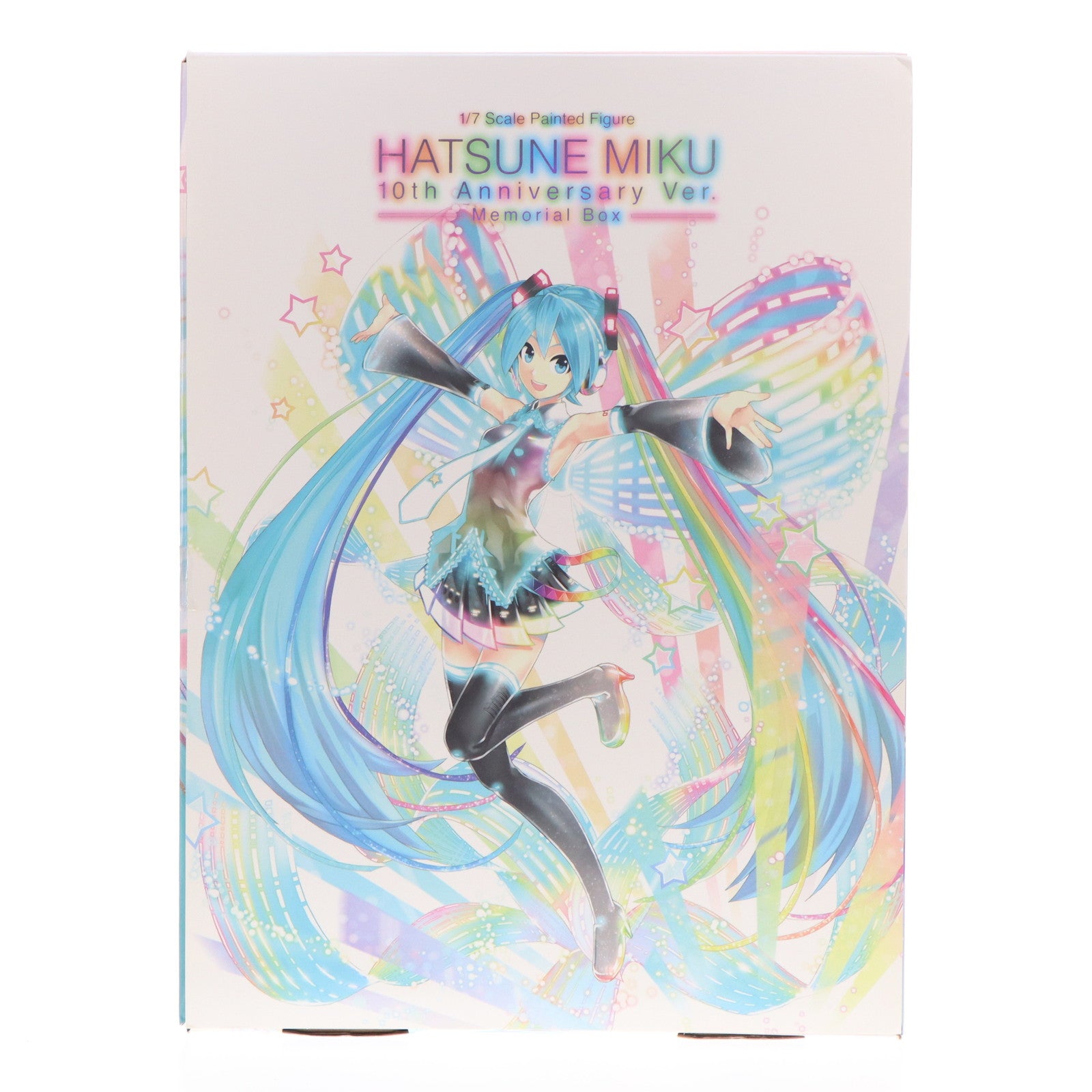 【中古即納】[FIG] 初音ミク 10th Anniversary Ver. Memorial Box キャラクター・ボーカル・シリーズ01 初音ミク 1/7 完成品 フィギュア 書籍 グッドスマイルカンパニー(20190526)