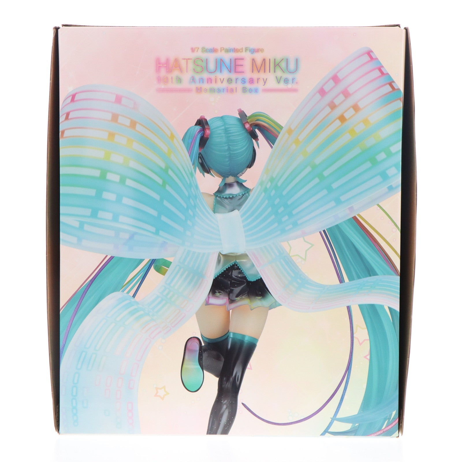 【中古即納】[FIG] 初音ミク 10th Anniversary Ver. Memorial Box キャラクター・ボーカル・シリーズ01 初音ミク 1/7 完成品 フィギュア 書籍 グッドスマイルカンパニー(20190526)