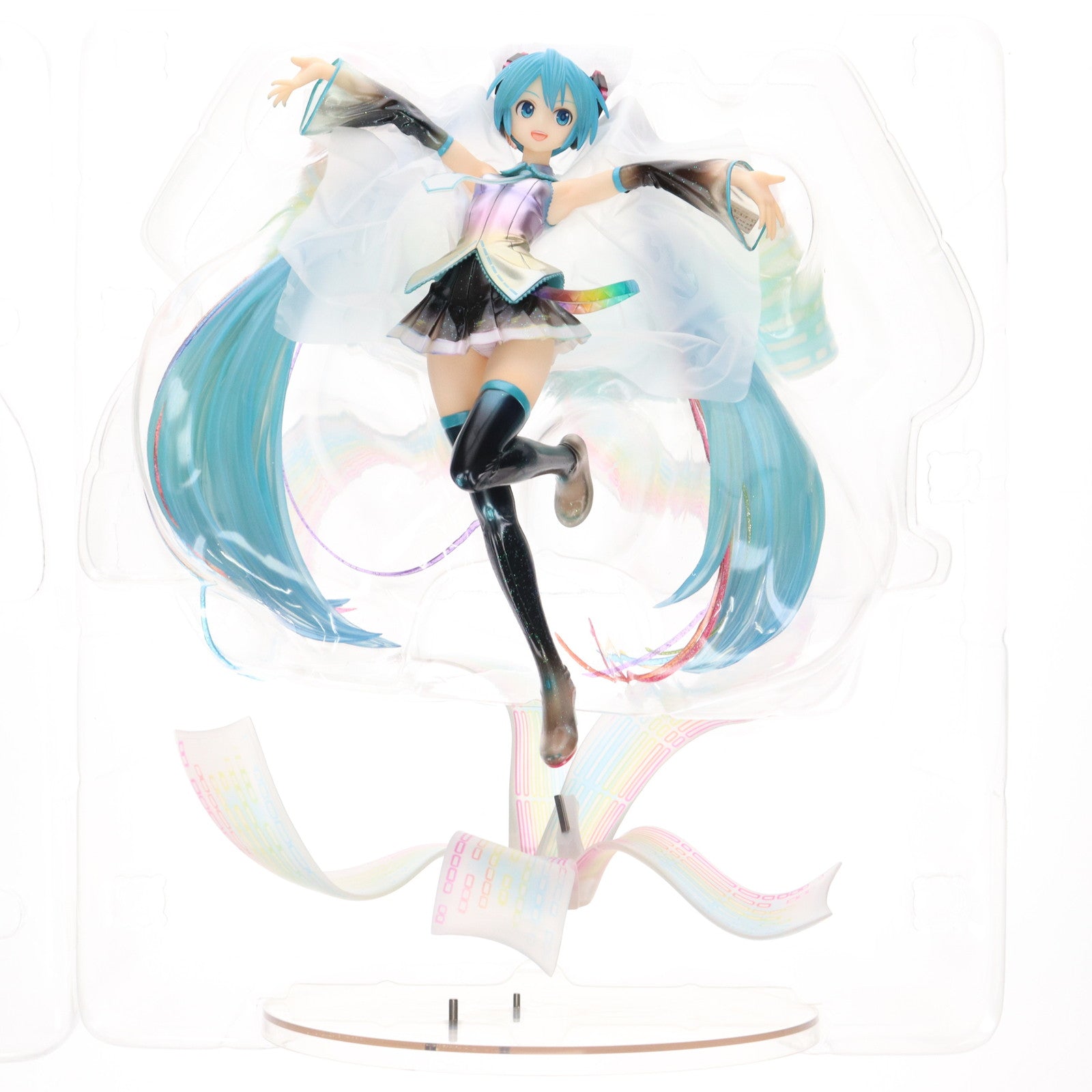 【中古即納】[FIG] 初音ミク 10th Anniversary Ver. Memorial Box キャラクター・ボーカル・シリーズ01 初音ミク 1/7 完成品 フィギュア 書籍 グッドスマイルカンパニー(20190526)