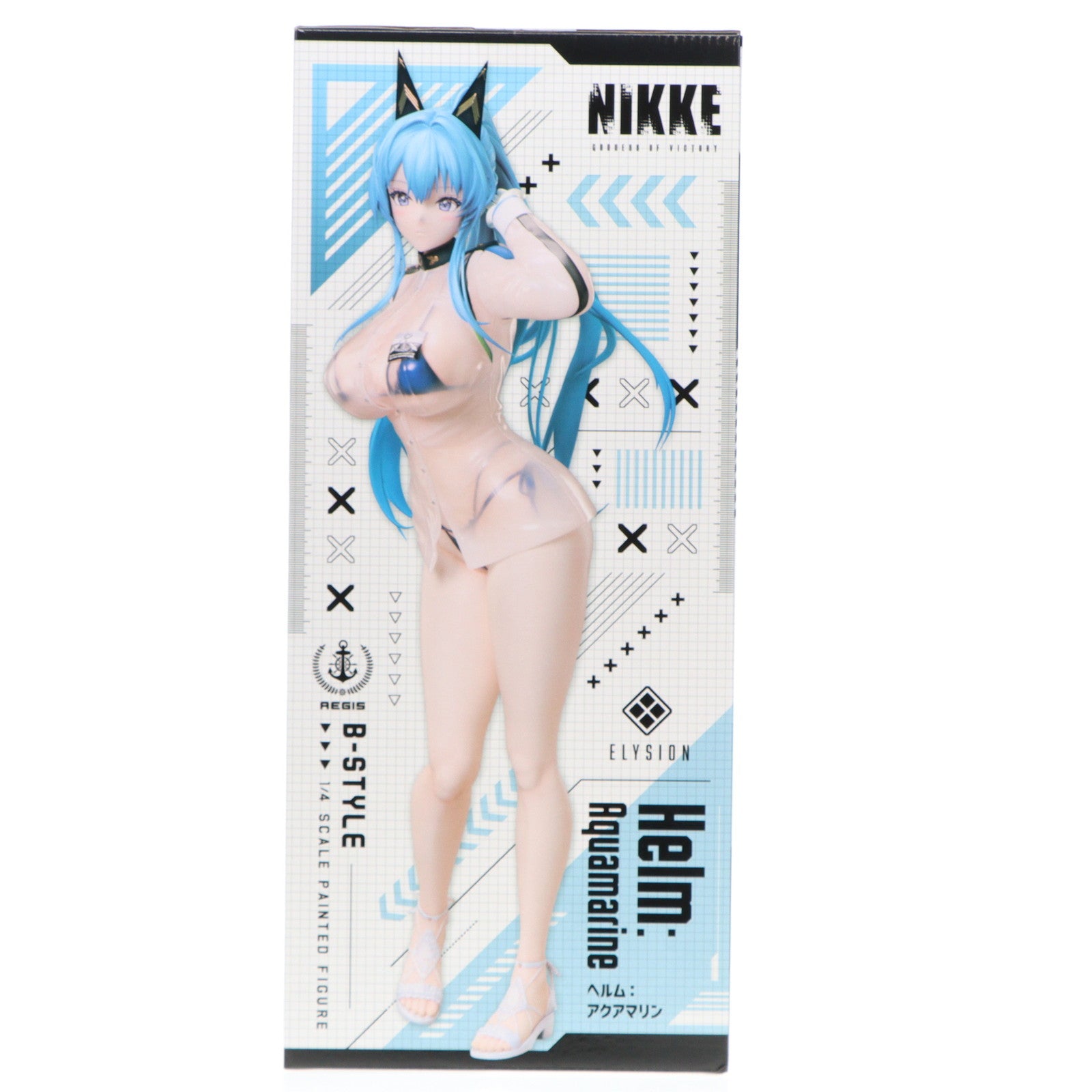 【中古即納】[FIG] B-style ヘルム:アクアマリン 勝利の女神:NIKKE(ニケ) 1/4 完成品 フィギュア FREEing(フリーイング)(20250730)
