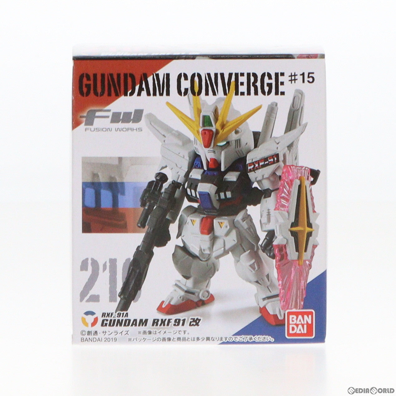 【中古即納】[FIG] (単品)(食玩) FW GUNDAM CONVERGE(ガンダムコンバージ) #15 ガンダムRXF-91改 機動戦士ガンダム シルエットフォーミュラ91 完成品 フィギュア バンダイ(20190527)