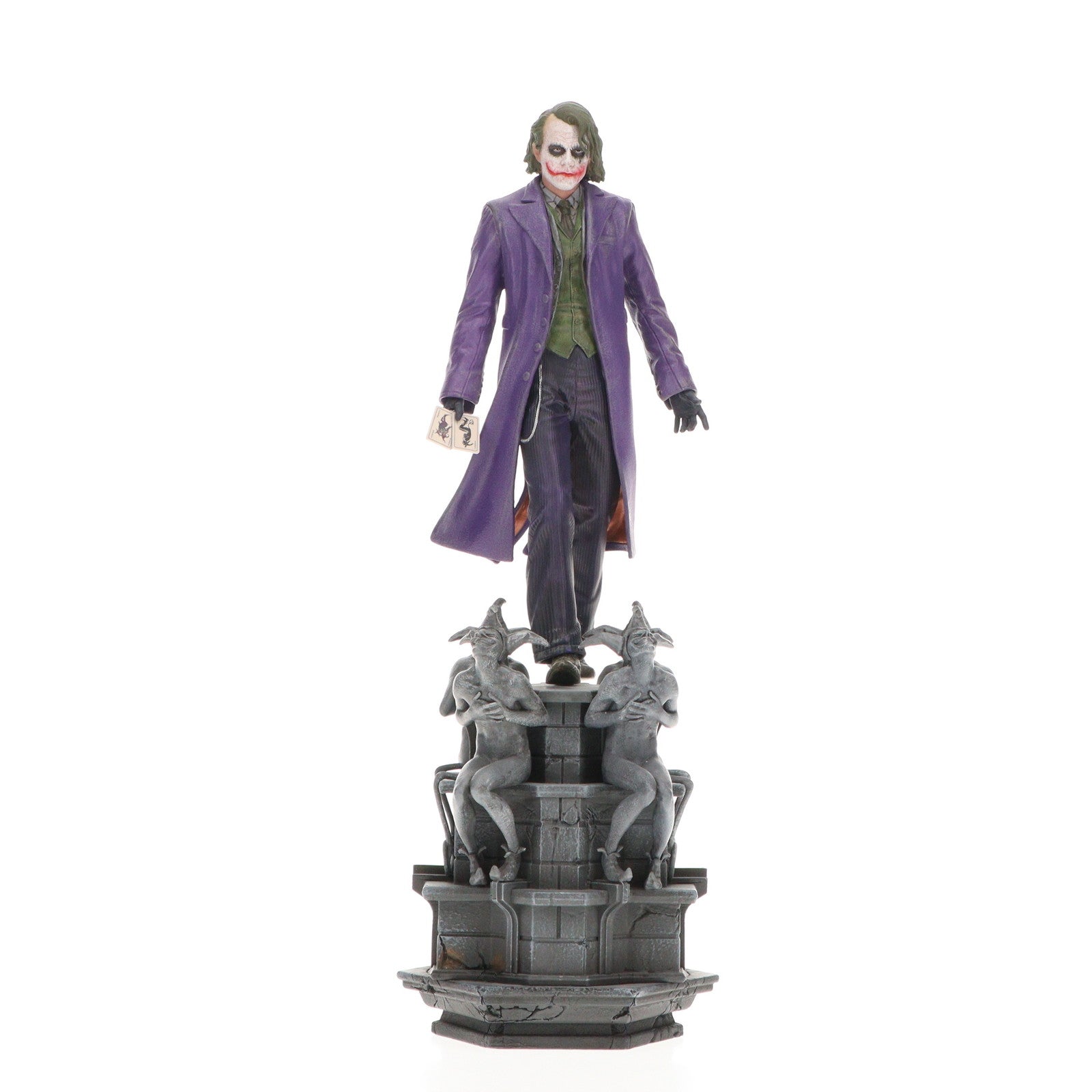 【中古即納】[FIG] デラックス・アートスケール 1/10 スタチュー ジョーカー ダークナイト 完成品 フィギュア アイアンスタジオ/ホットトイズ(20211231)