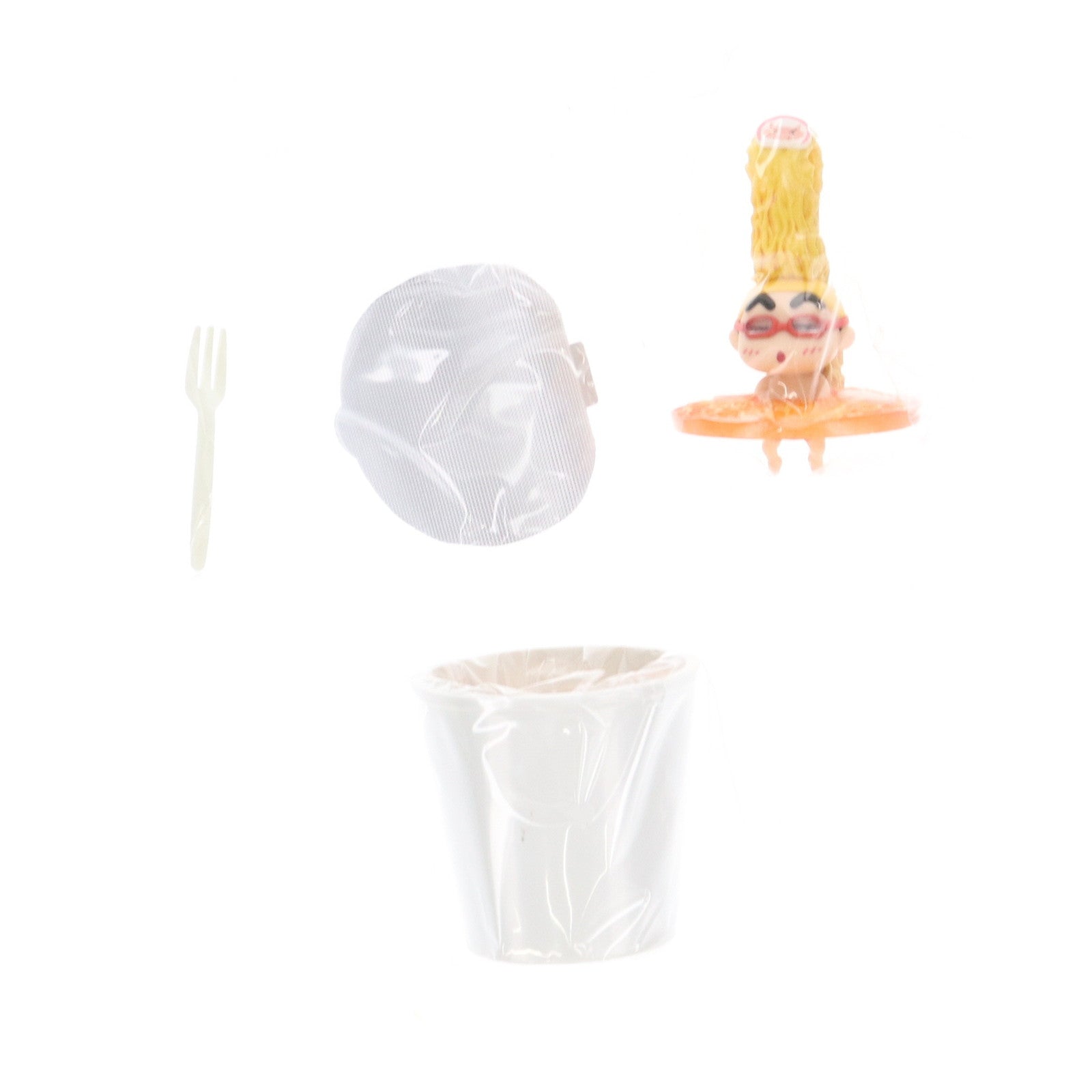 【中古即納】[FIG] (単品) 4.めんのなかであったまるゾ クレヨンしんちゃん ゴロっと満足フィギュア～おつやパーティーだゾ～ リーメント(20250224)