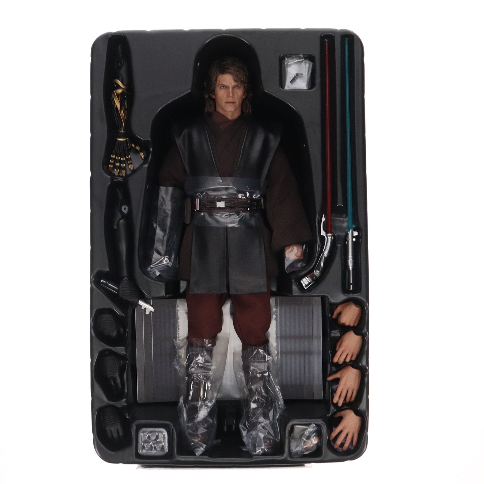 【中古即納】[FIG] ムービー・マスターピース アナキン・スカイウォーカー STAR WARS(スター・ウォーズ) エピソード3/シスの復讐 1/6 完成品 可動フィギュア(MM#437) ホットトイズ(20180530)