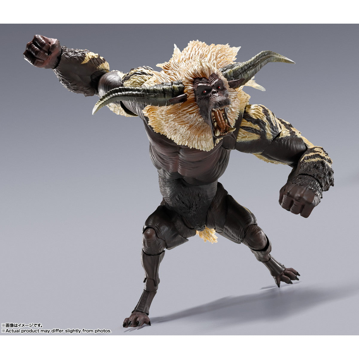 【中古即納】[FIG] S.H.MonsterArts(モンスターアーツ) 激昂したラージャン モンスターハンターシリーズ 完成品 可動フィギュア バンダイスピリッツ(20250125)