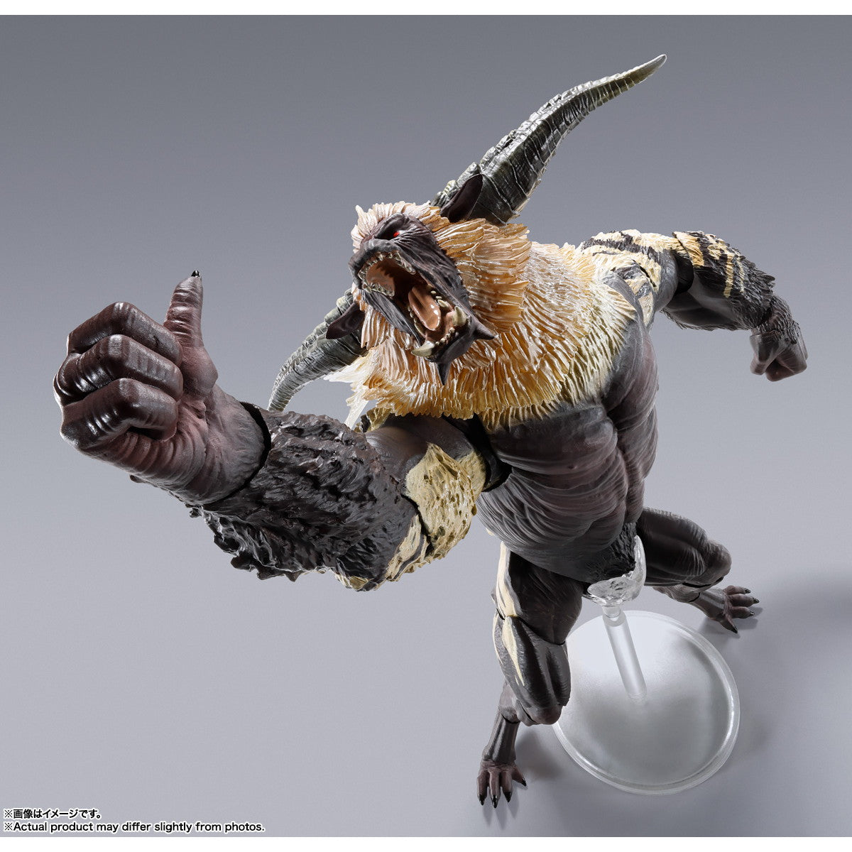 【中古即納】[FIG] S.H.MonsterArts(モンスターアーツ) 激昂したラージャン モンスターハンターシリーズ 完成品 可動フィギュア バンダイスピリッツ(20250125)