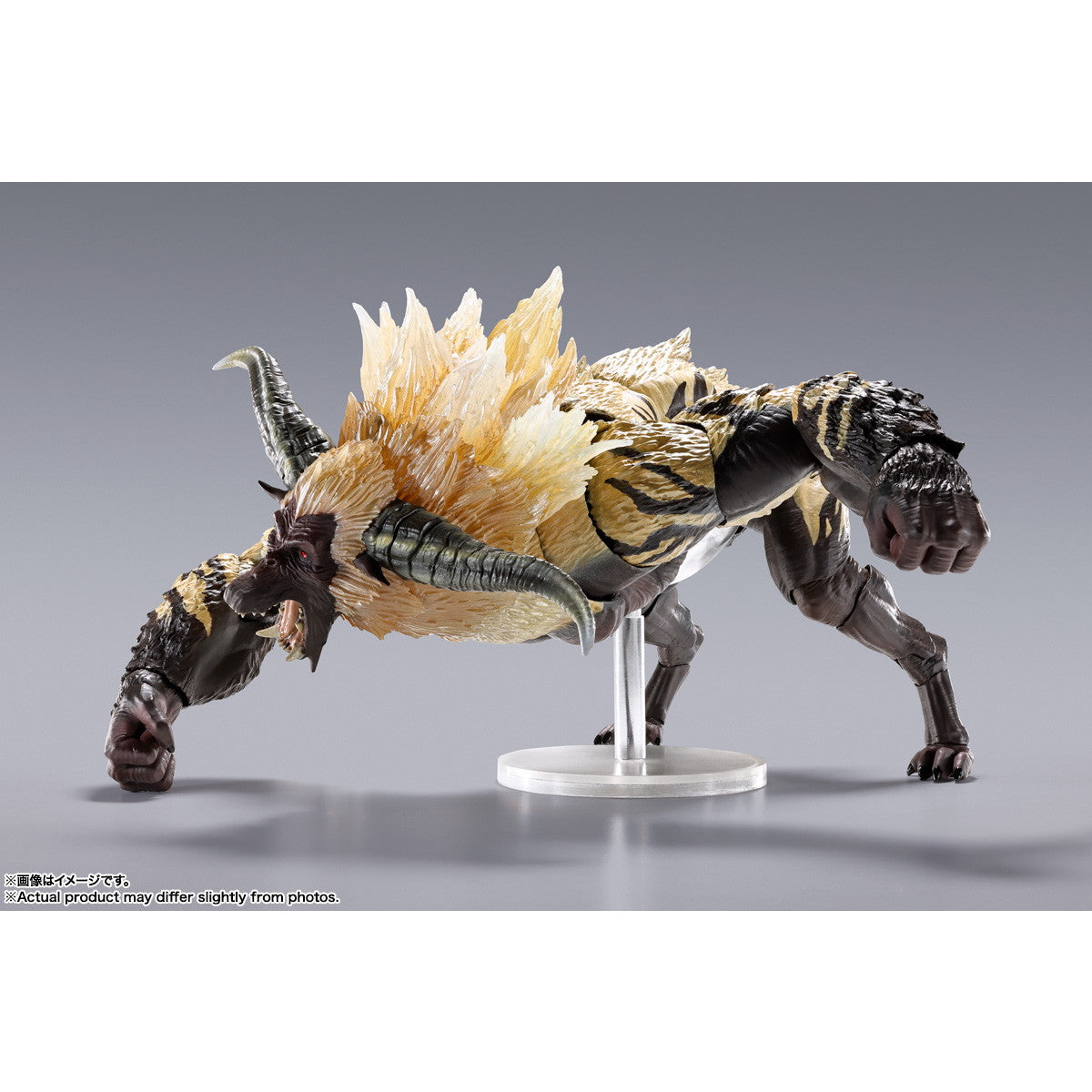 【中古即納】[FIG] S.H.MonsterArts(モンスターアーツ) 激昂したラージャン モンスターハンターシリーズ 完成品 可動フィギュア バンダイスピリッツ(20250125)