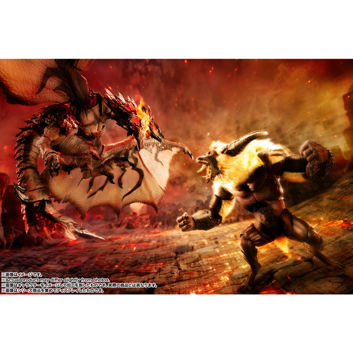 【中古即納】[FIG] S.H.MonsterArts(モンスターアーツ) 激昂したラージャン モンスターハンターシリーズ 完成品 可動フィギュア バンダイスピリッツ(20250125)