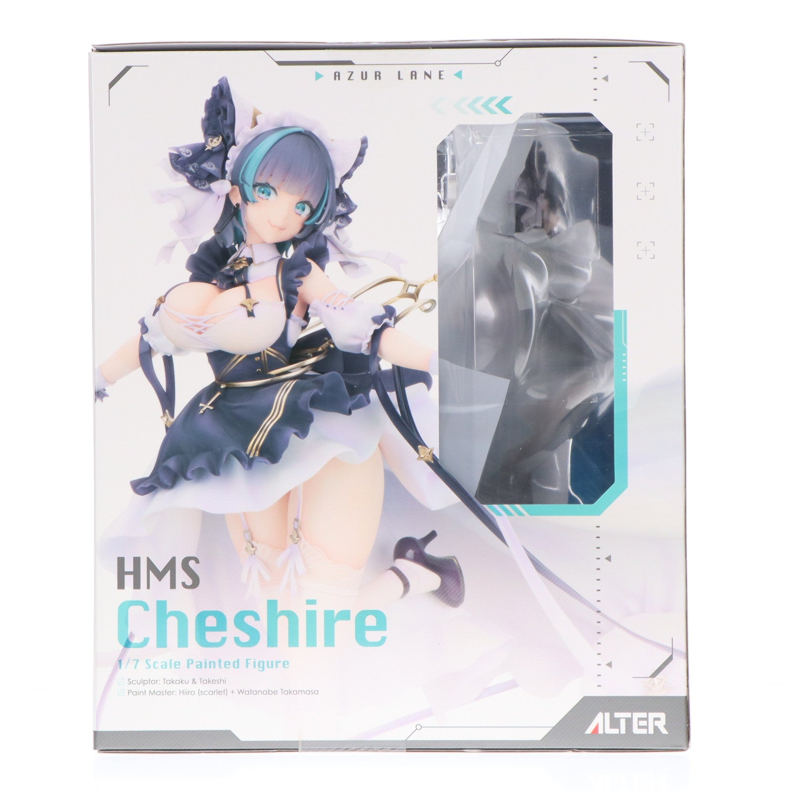 【中古即納】[FIG] あみあみ限定特典付属 チェシャー アズールレーン 1/7 完成品 フィギュア アルター(20250714)