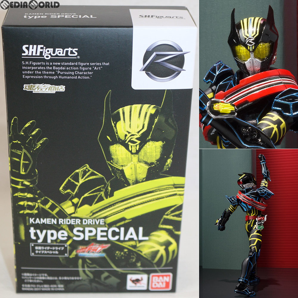 【中古即納】[FIG] 魂ウェブ商店限定 S.H.Figuarts(フィギュアーツ) 仮面ライダードライブ タイプスペシャル 劇場版 仮面ライダードライブ サプライズ・フューチャー 完成品 可動フィギュア バンダイ(20171130)
