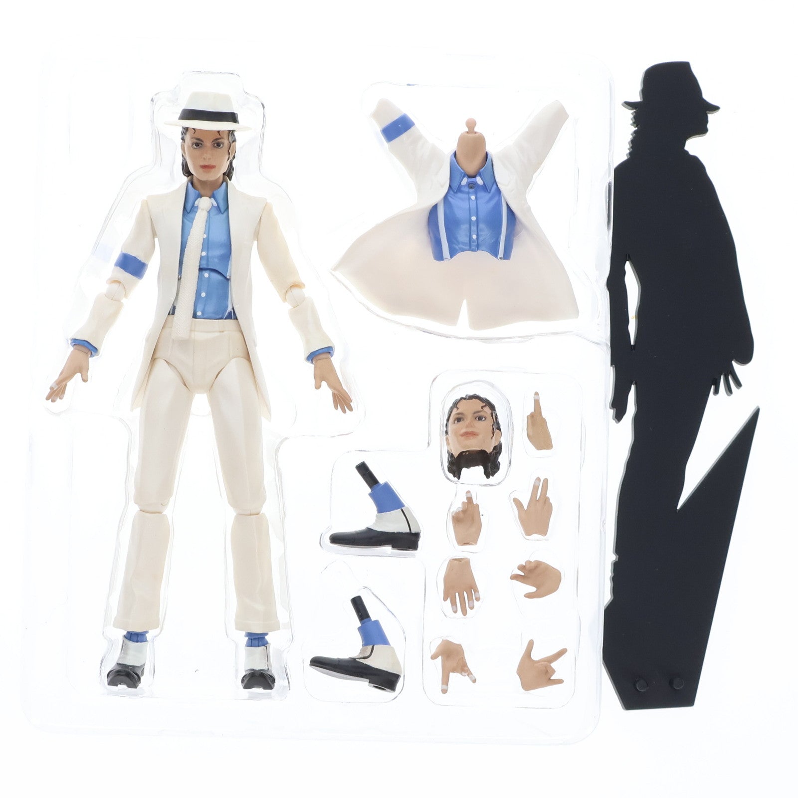 【中古即納】[FIG] S.H.Figuarts(フィギュアーツ) マイケルジャクソン SMOOTH CRIMINAL(スムーズ・クリミナル) 完成品 可動フィギュア バンダイ(20140927)