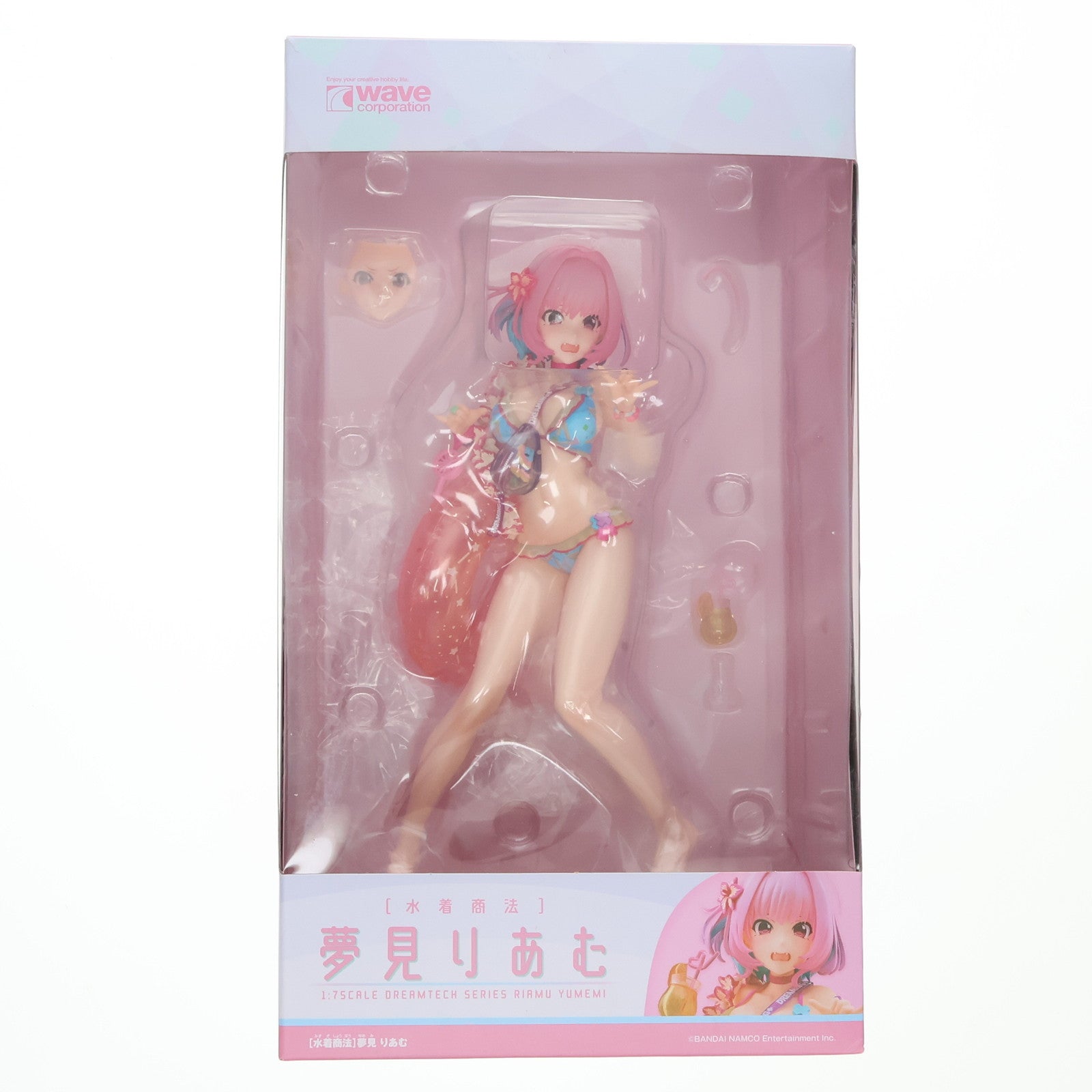 【中古即納】[FIG] ドリームテック [水着商法]夢見りあむ(ゆめみりあむ) アイドルマスター シンデレラガールズ 1/7 完成品 フィギュア(DT-168) ウェーブ(WAVE)(20211226)