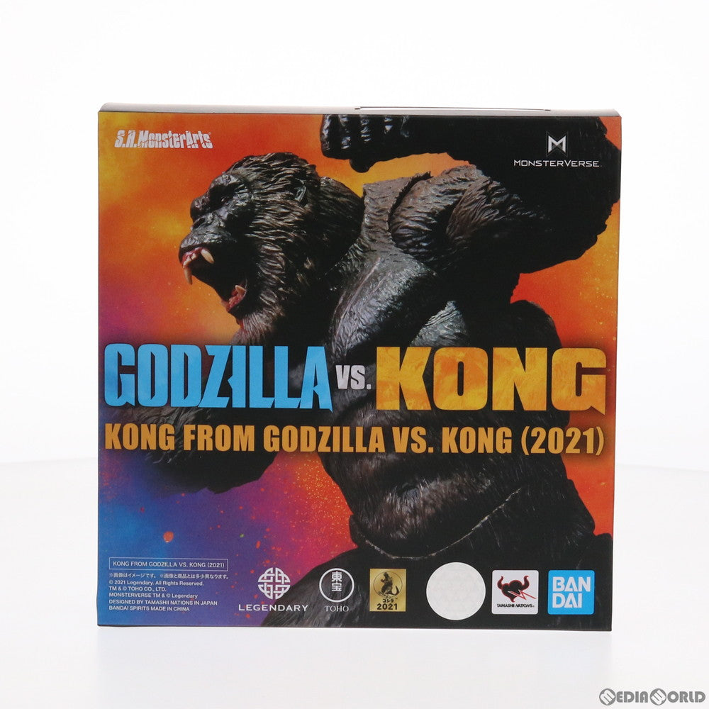 【中古即納】[FIG] S.H.MonsterArts(モンスターアーツ) KONG from Movie GODZILLA VS. KONG(ゴジラvsコング)(2021) 完成品 可動フィギュア バンダイスピリッツ(20210514)