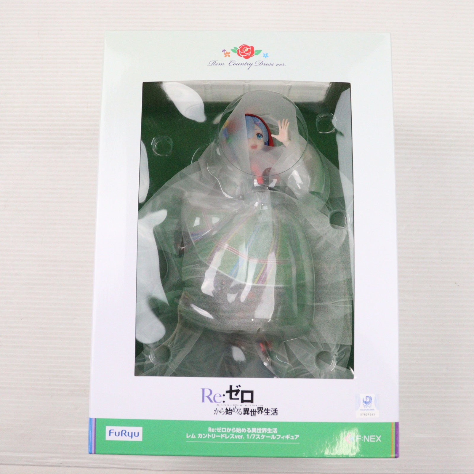 【中古即納】[FIG] FURYU HOBBY MALL限定 レム カントリードレスver. Re:ゼロから始める異世界生活 1/7 完成品 フィギュア(AMU-FNX936) フリュー(20231130)