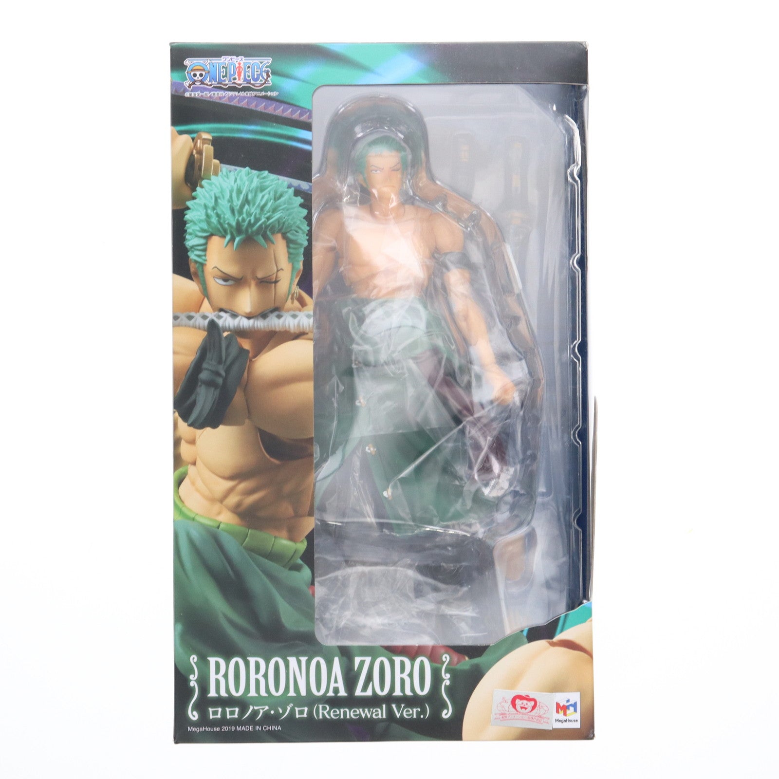 【中古即納】[FIG] ヴァリアブルアクションヒーローズ ロロノア・ゾロ(リニューアル再販版) ONE PIECE(ワンピース) 完成品 可動フィギュア メガハウス(20191030)