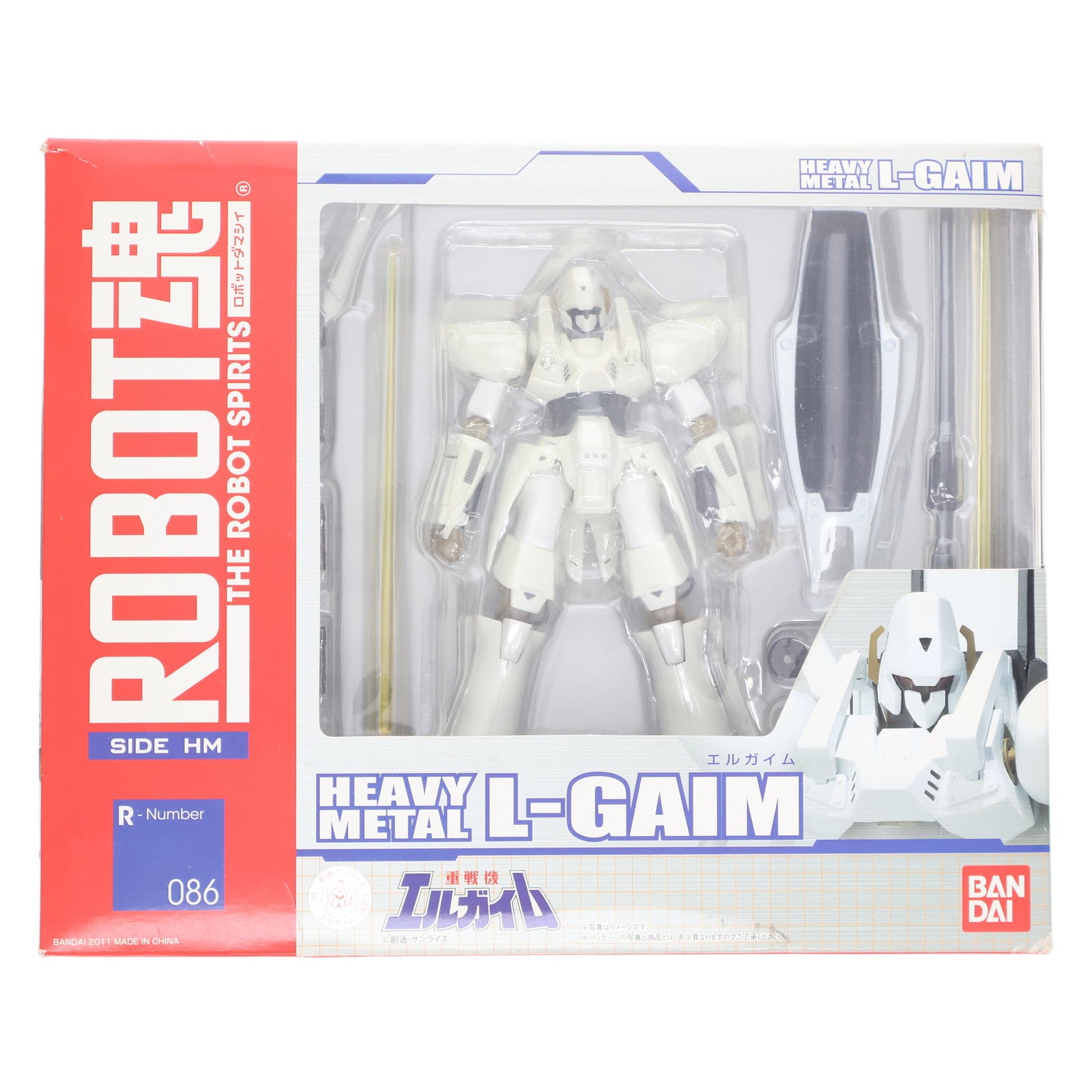【中古即納】[FIG] ROBOT魂(SIDE HM) エルガイム 重戦機エルガイム 完成品 可動フィギュア バンダイ(20110226)