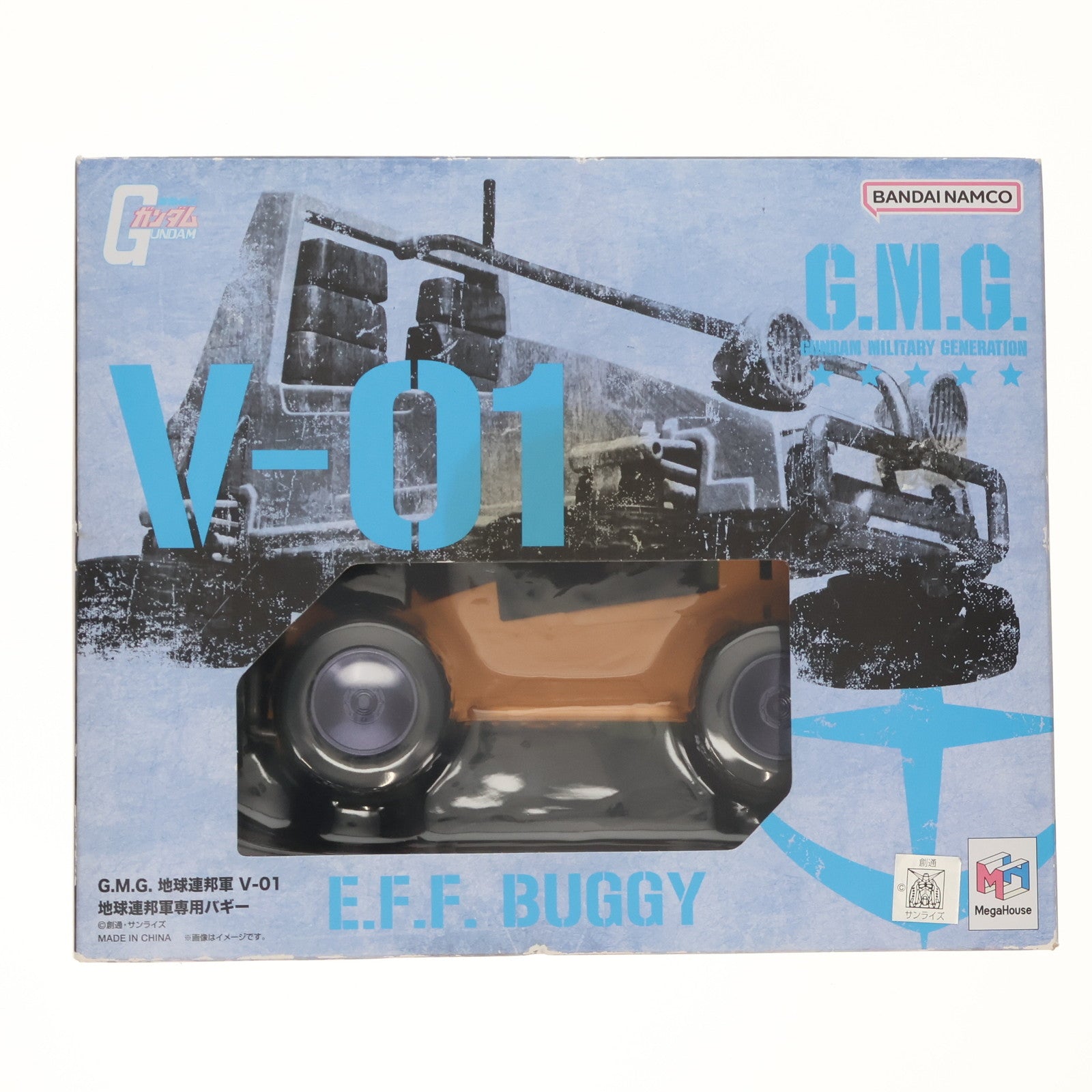 【中古即納】[FIG] G.M.G.(ガンダムミリタリージェネレーション) 地球連邦軍 V-01 地球連邦軍専用バギー 機動戦士ガンダム 完成品 フィギュア メガハウス(20230528)