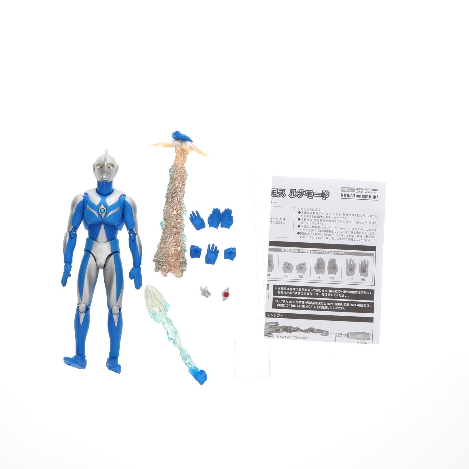 【中古即納】[FIG] 魂ウェブ商店限定 ULTRA-ACT(ウルトラアクト) ウルトラマンコスモス ルナモード 完成品 可動フィギュア バンダイ(20151031)