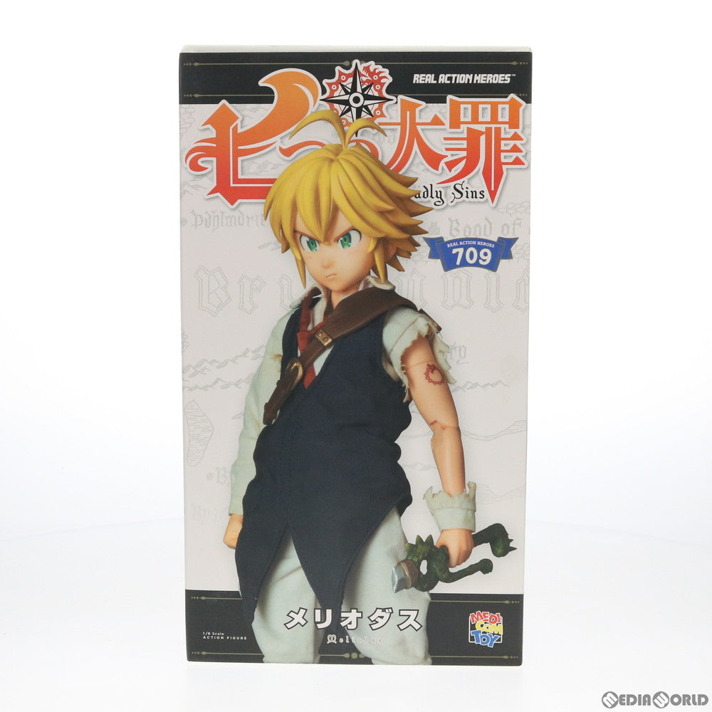 【中古即納】[FIG] リアルアクションヒーローズ No.709 RAH メリオダス 七つの大罪 完成品 可動フィギュア メディコム・トイ(20160401)