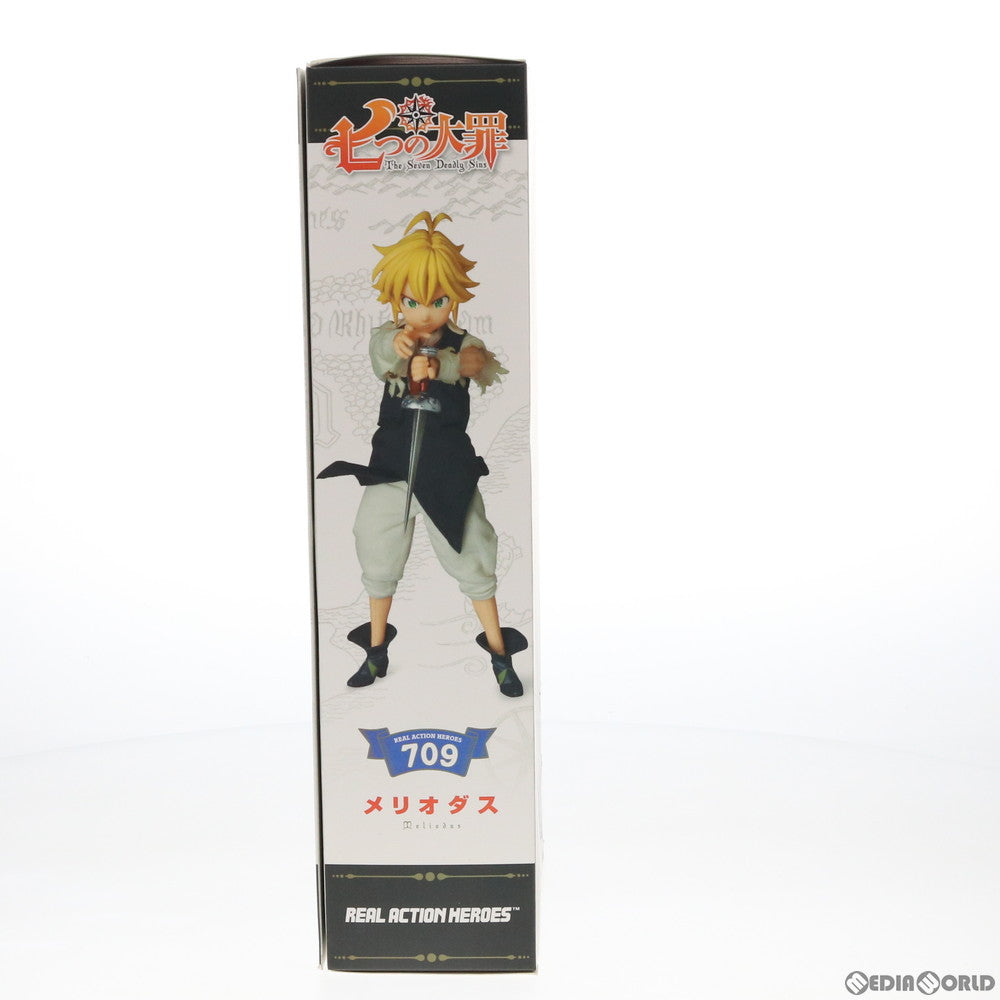 【中古即納】[FIG] リアルアクションヒーローズ No.709 RAH メリオダス 七つの大罪 完成品 可動フィギュア メディコム・トイ(20160401)