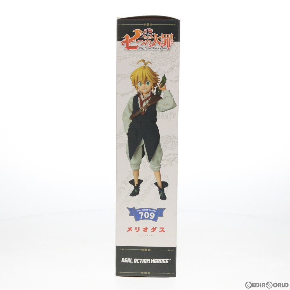 【中古即納】[FIG] リアルアクションヒーローズ No.709 RAH メリオダス 七つの大罪 完成品 可動フィギュア メディコム・トイ(20160401)