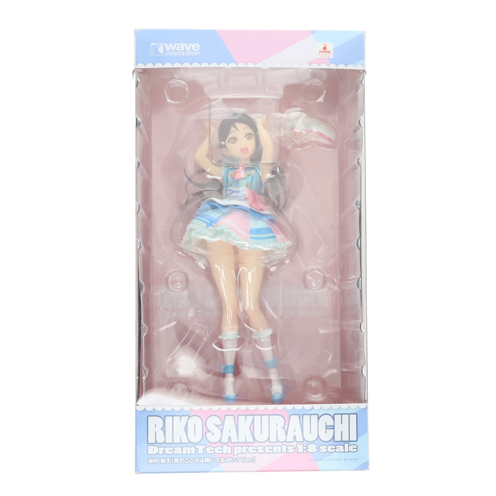 【中古即納】[FIG] ドリームテック 桜内梨子【君のこころは輝いてるかい～Ver.】(さくらうちりこ) ラブライブ!サンシャイン!! 1/8 完成品 フィギュア(DT-120) ウェーブ(WAVE)(20171224)