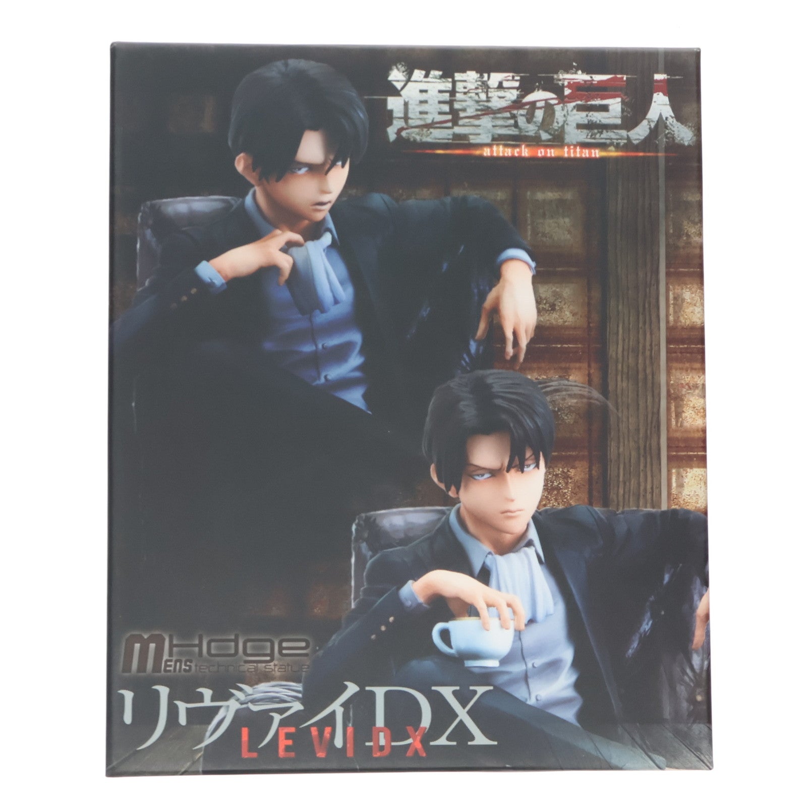 【中古即納】[FIG] ユニオンオンライン限定 mensHdge technical statue No.3 リヴァイDX 進撃の巨人 完成品 フィギュア ユニオンクリエイティブ(20141130)