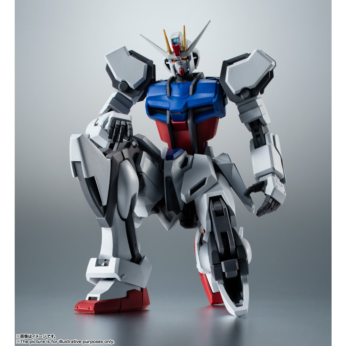 【中古即納】[FIG] (再々販) ROBOT魂(SIDE MS) GAT-X105 ストライクガンダム ver. A.N.I.M.E. 機動戦士ガンダムSEED(シード) 完成品 可動フィギュア バンダイスピリッツ(20220923)