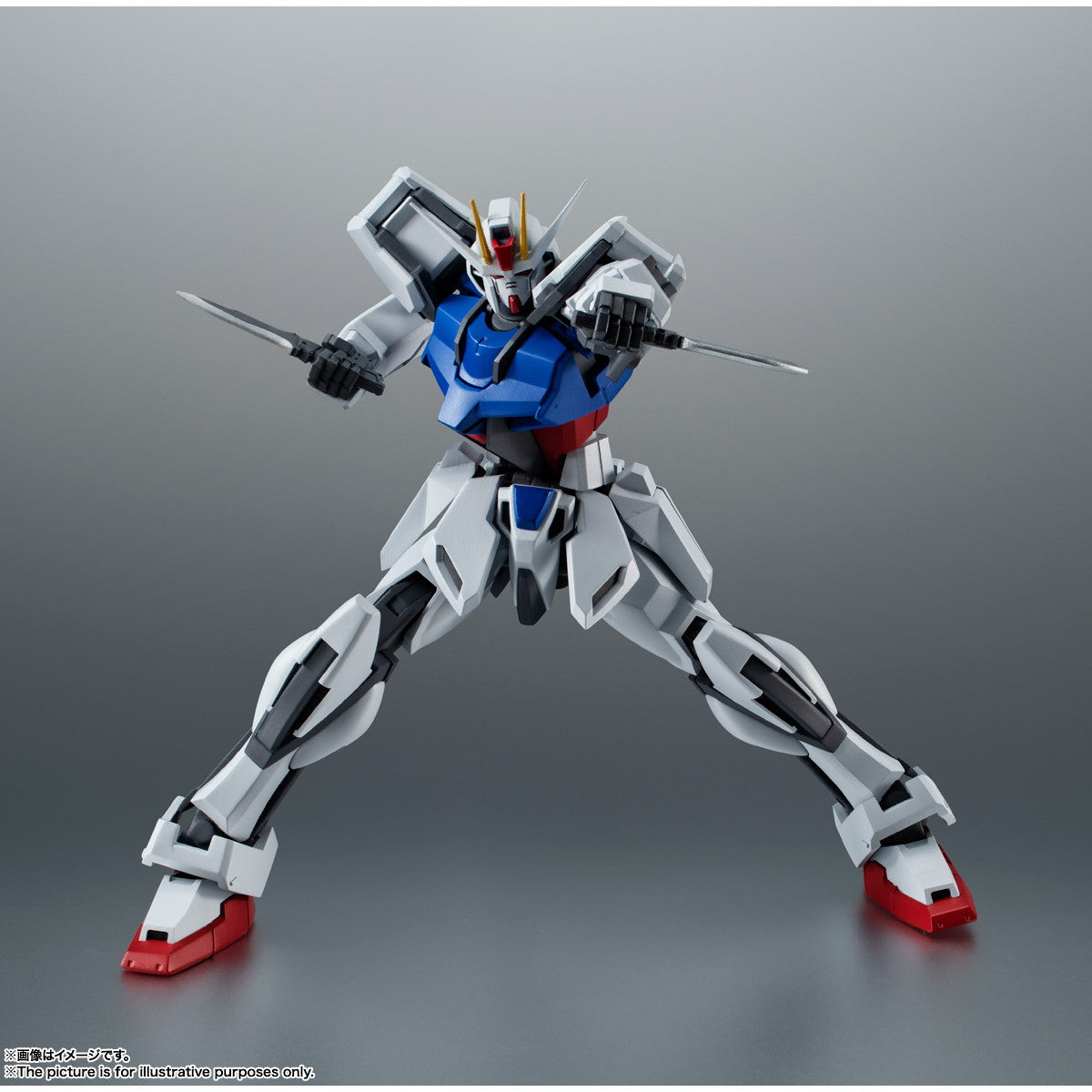 【中古即納】[FIG] (再々販) ROBOT魂(SIDE MS) GAT-X105 ストライクガンダム ver. A.N.I.M.E. 機動戦士ガンダムSEED(シード) 完成品 可動フィギュア バンダイスピリッツ(20220923)