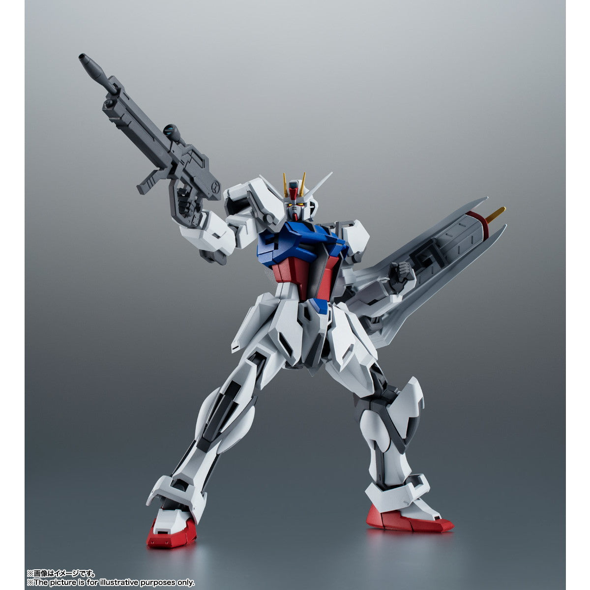 【中古即納】[FIG] (再々販) ROBOT魂(SIDE MS) GAT-X105 ストライクガンダム ver. A.N.I.M.E. 機動戦士ガンダムSEED(シード) 完成品 可動フィギュア バンダイスピリッツ(20220923)
