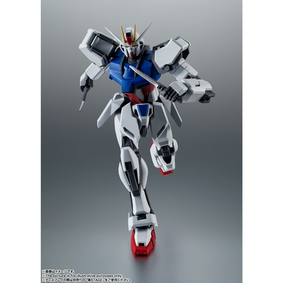 【中古即納】[FIG] (再々販) ROBOT魂(SIDE MS) GAT-X105 ストライクガンダム ver. A.N.I.M.E. 機動戦士ガンダムSEED(シード) 完成品 可動フィギュア バンダイスピリッツ(20220923)