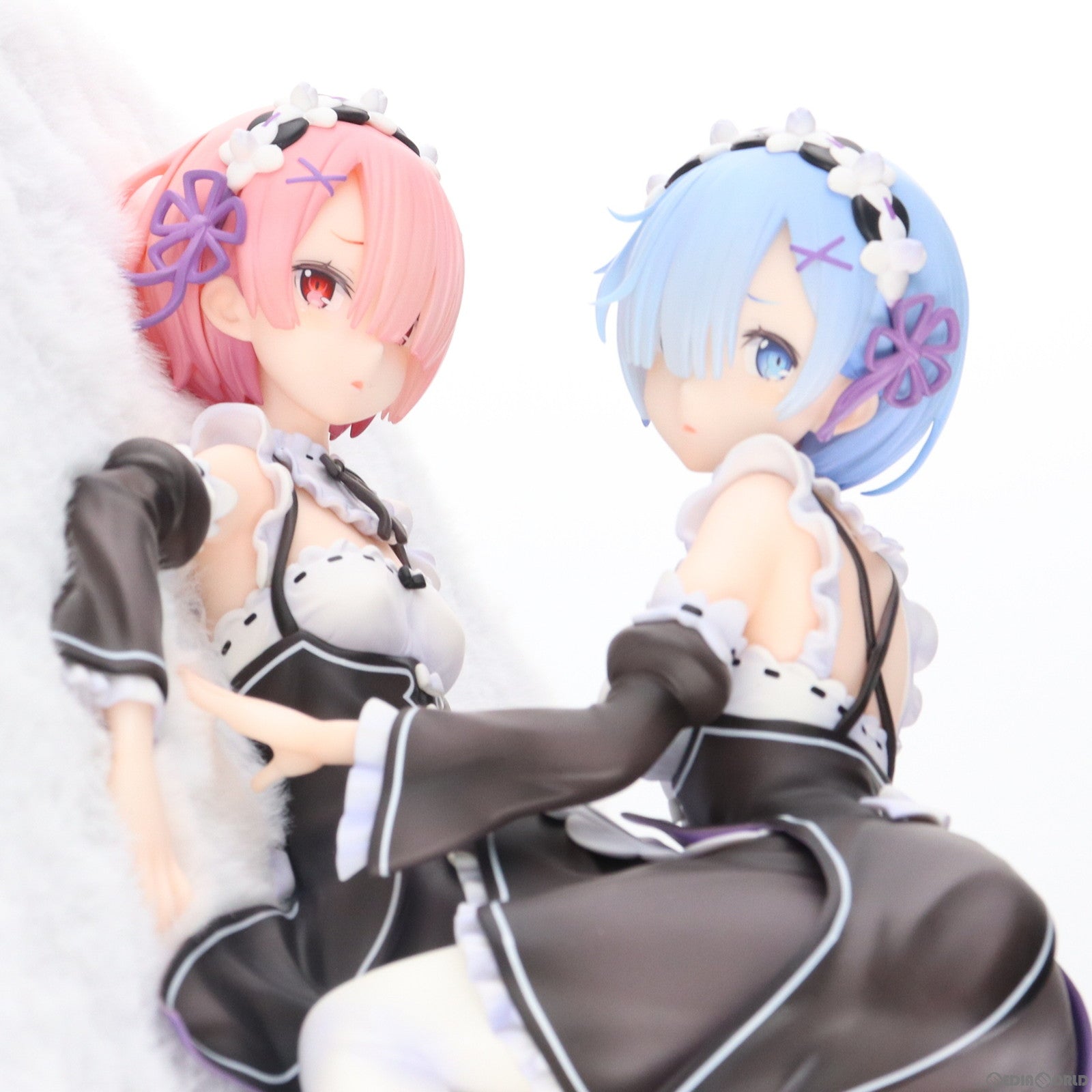 【中古即納】[FIG] FURYU HOBBY MALL限定 ラム&レム Re:ゼロから始める異世界生活 1/7 完成品 フィギュア(AMU-FNX944) フリュー(20240228)