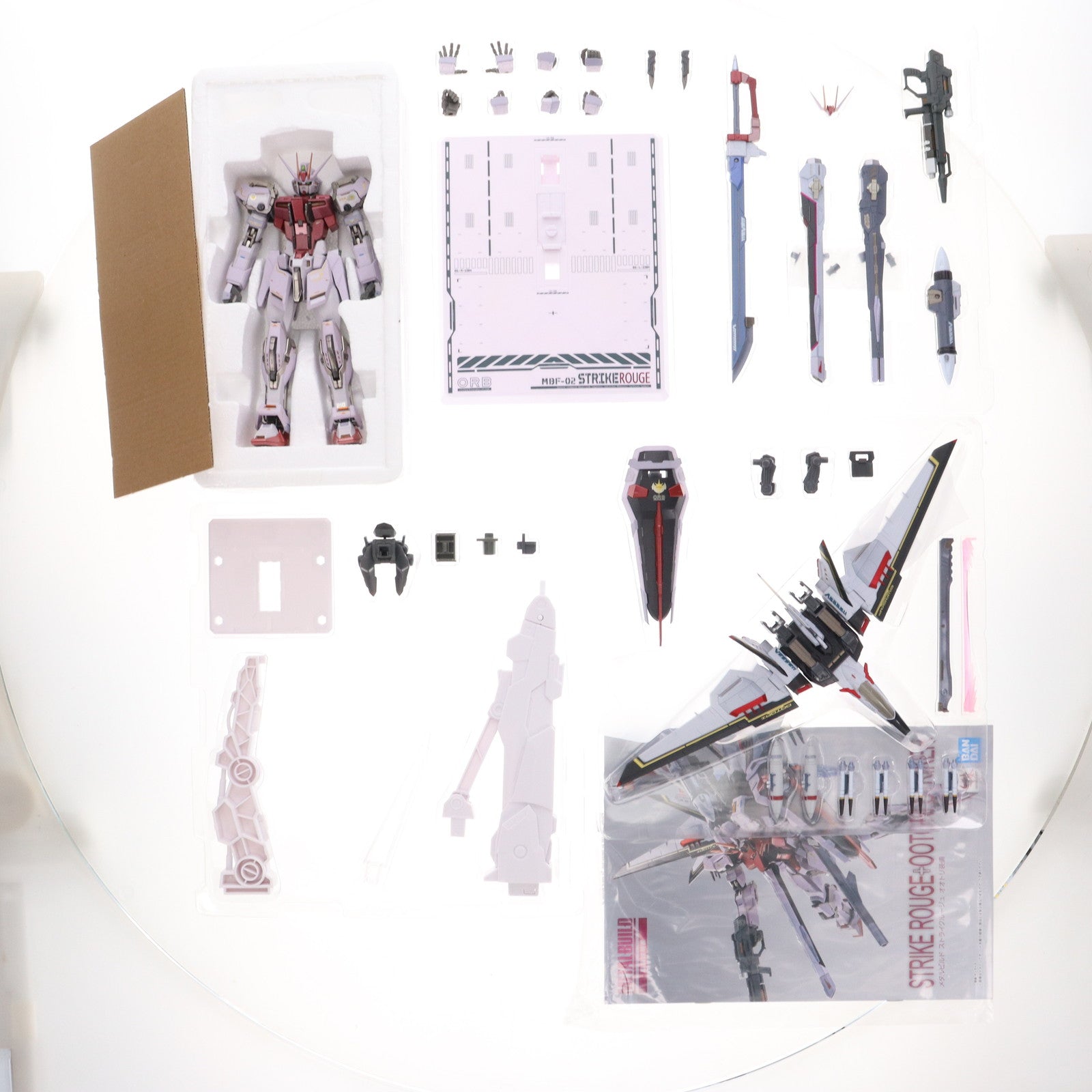 【中古即納】[FIG] 魂ウェブ商店限定 METAL BUILD ストライクルージュ オオトリ装備 機動戦士ガンダムSEED(シード) 完成品 可動フィギュア バンダイスピリッツ(20211130)